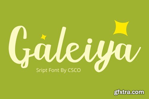Galeiya – Cute Script Font PSSE5NR