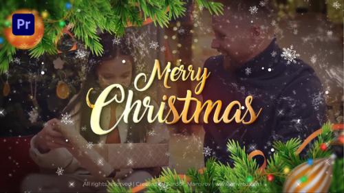 Videohive - Merry Christmas Slideshow MOGRT - 48761475
