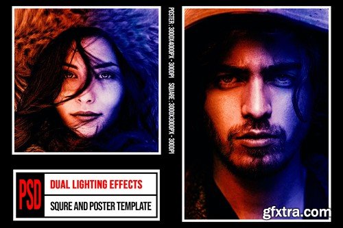 Square & Poster - Dual Lighting Effects JUPTCJD