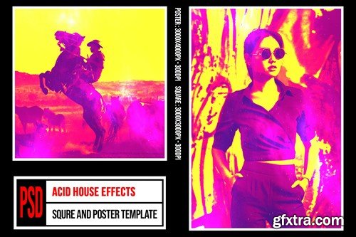 Square & Poster - Acid House Effects MT4U5XF