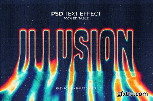 Illusion Melting Text Effect NSQX9K6