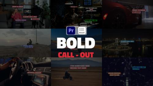 Videohive - BOLD Call - Outs | MOGRTs - 41532428