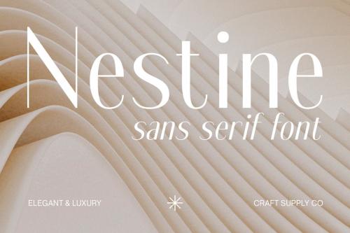 Nestine – Elegant Sans Serif