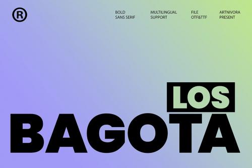 Bagota Los - Sans Serif Font