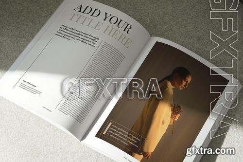 Magazine Mockup with Editable Custom Content 04 UW2XCG5
