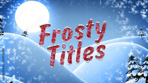 Adobe Stock - Frosty Text Title - 239532901