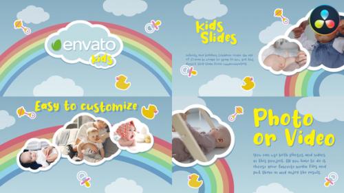 Videohive - Kids Slides for DaVinci Resolve - 48963330