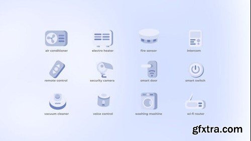 Videohive Smart Home - Flat Icons 49204221