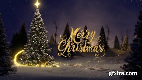 Videohive Christmas Tree Logo Reveal 35116005