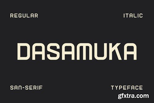 Dasamuka - A Condensed Font XEJE8SW