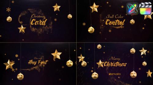 Videohive - Christmas Card for FCPX - 48999667