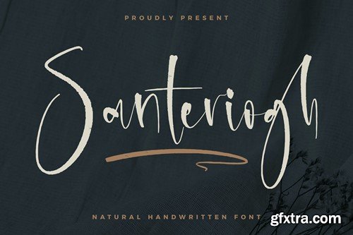 Santeriogh Natural Handwritten Font TCWHRQS