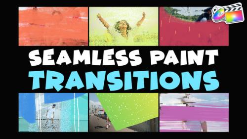 Videohive - Seamless Paint Transitions | FCPX - 48843517