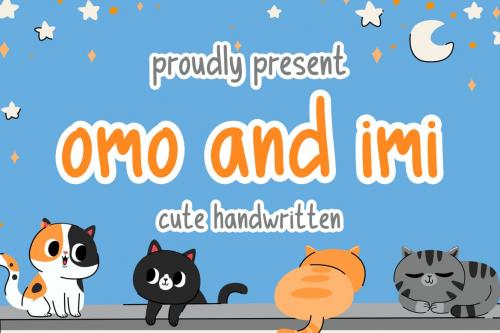 Omo And Imi - Cute font