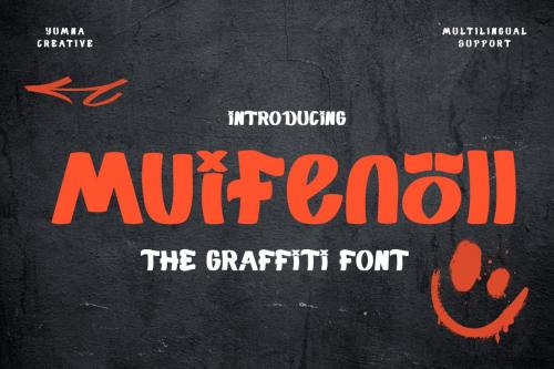 Muifenoll - Graffiti Font