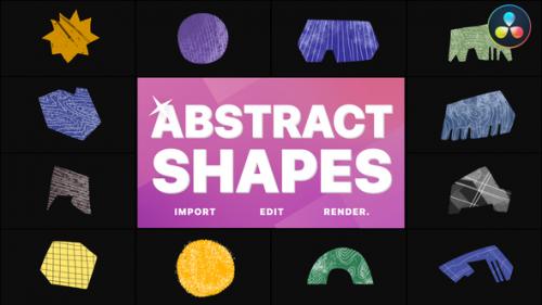 Videohive - Hand-Drawn Abstract Shapes | DaVinci Resolve - 48888013