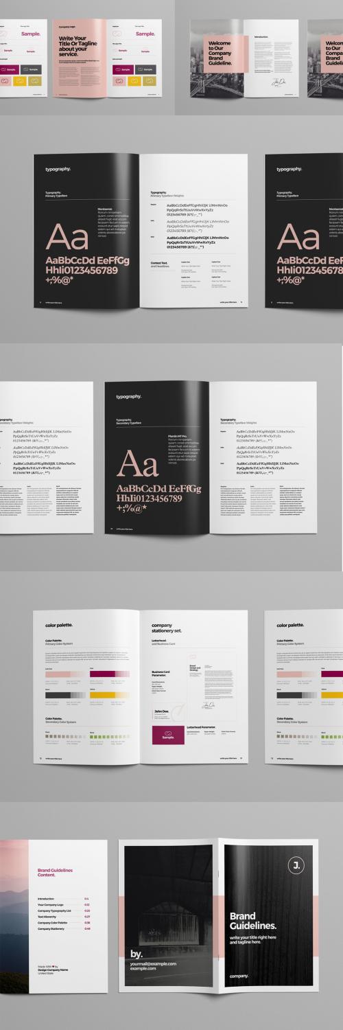 Adobe Stock - Brand Style Guide Layout - 247473500