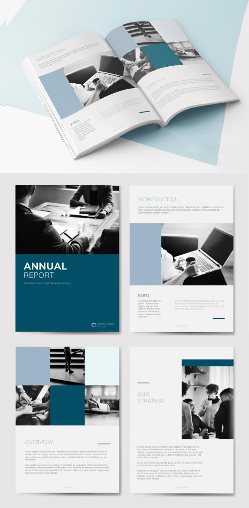 Adobe Stock - Business Annual Report Layout - 247855449
