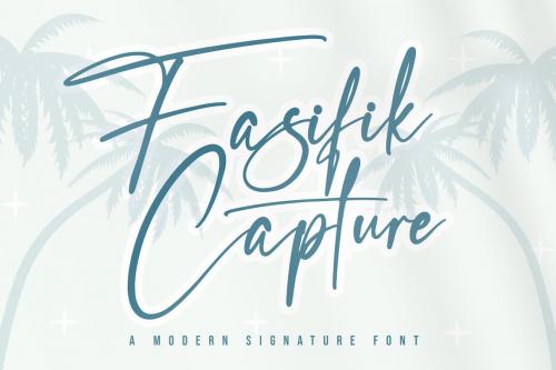 Fasifik Capture Modern Signature Font