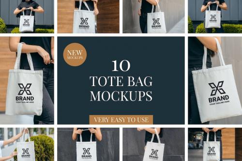 10 Tote Bag Mockups