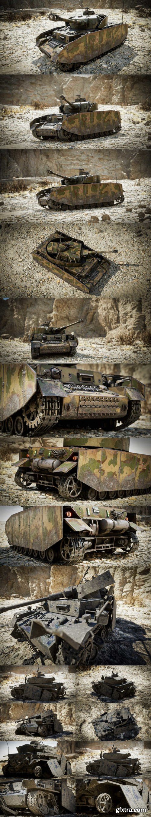 Unreal Engine - WW2 Tank – PZ IV – Advanced Tank Blueprint
