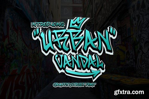 Urban Vandal Graffiti Font 2JVNCW9