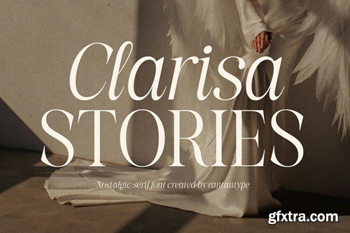 Clarisa Stories Nostalgic Serif Font 2V2FLLF
