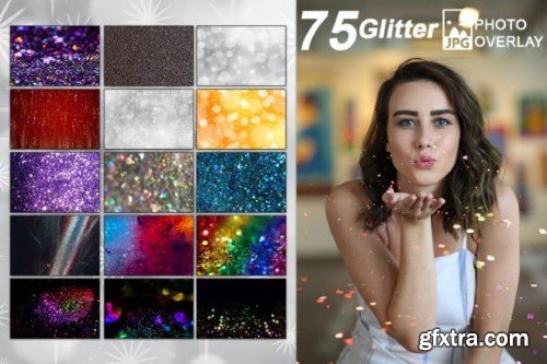 75 Glitter Effect Photoshop Overlay V1