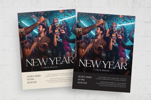 New Year\'s Eve Flyer Template