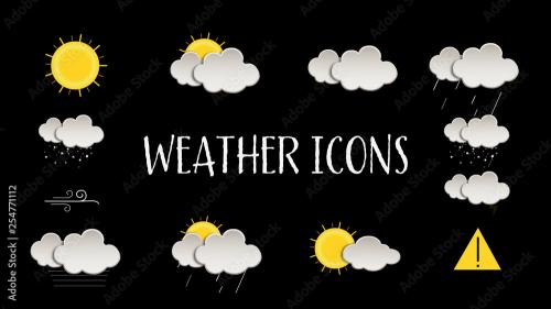Adobe Stock - Weather Icons - 254771112