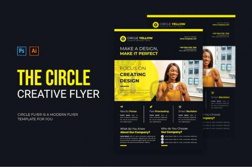 Circle Yellow - Flyer