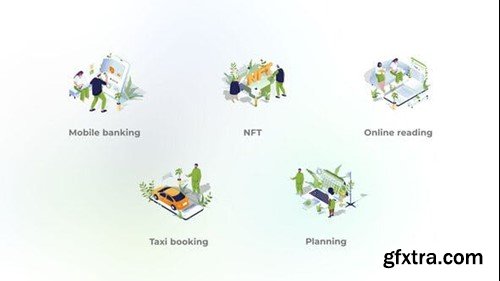 Videohive Services and Finance - Isometric Illustration 49225501