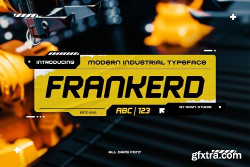 Frankerd - Modern Industrial Font U5KBNY8
