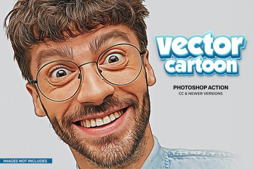 Vector Cartoon Photoshop Action