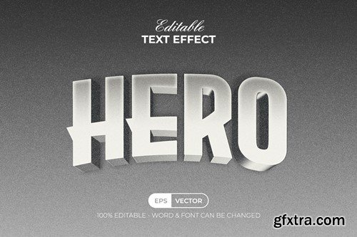 Hero 3D Text Effect Vintage Style A2B9LN9