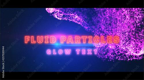Adobe Stock - Fluid Particles Titles - 257535944