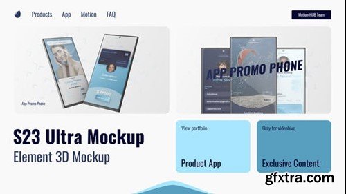 Videohive Smartphone 3D Mockup App Promo 49174228