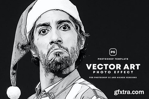 Vector Art Photo Effect EVG2QBM