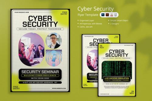 Hakina - Cyber Security Flyer