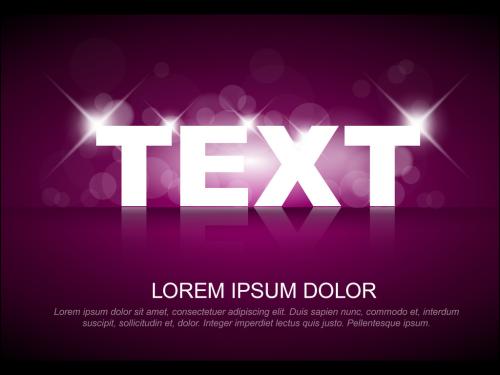 Adobe Stock - Header Layout with Glowing Text Effect - 258988389