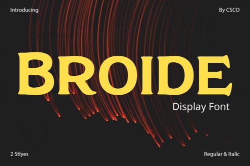 Broide – Display Serif