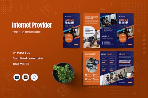 Internet Provider Trifold Brochure