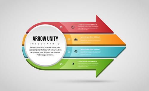 Adobe Stock - Arrow Unity Infographic - 260544081