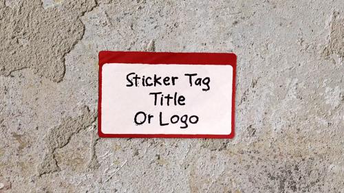 ArtList - Sticker Tag Title & Logo Loop - 123038