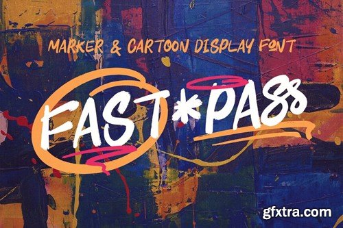 Fast Pass Casual Marker Font UBJZT37
