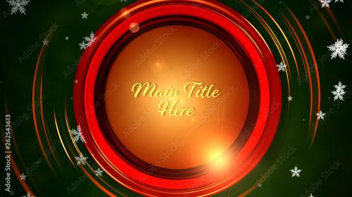 Adobe Stock - Christmas Circles Title - 262543613