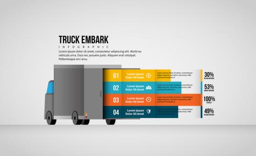 Adobe Stock - Truck Infographic - 262599283
