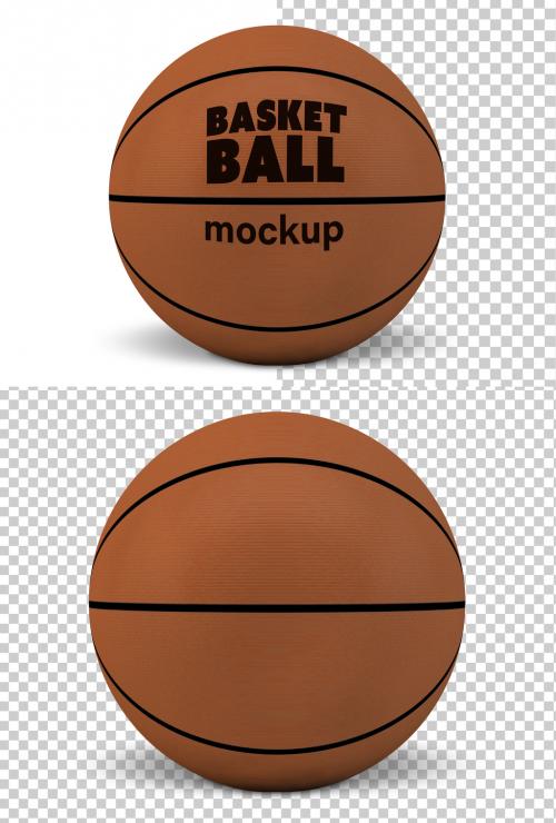 Adobe Stock - Basketball Isolated on White Mockup - 263060931
