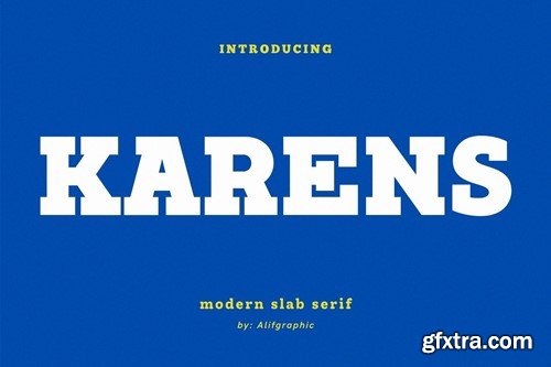 Karens - Slab Serif NBFW4CA