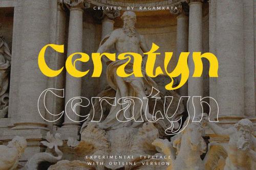 Ceratyn - Experimental Typeface